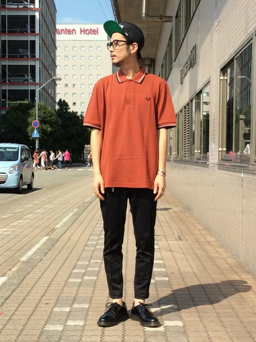 FRED PERRY　ポロ　コーデ