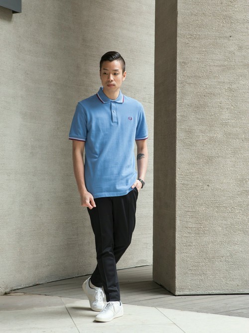 FRED PERRY　ポロ　コーデ