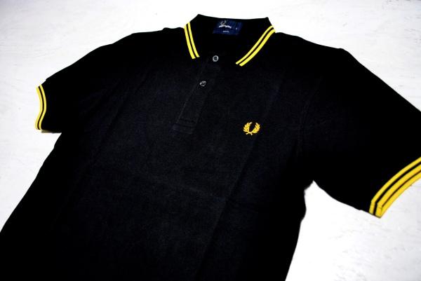 毎日がバーゲンセール FRED PERRY フレッドペリー ポロシャツ 黒 aob