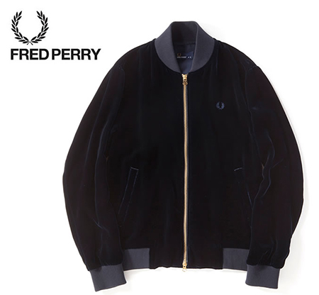 FRED PRERRY/ベロアボンバージャケット