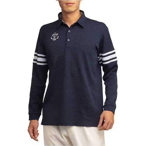 MIZUNO/ゴルフウェア ワンポイント長袖シャツ