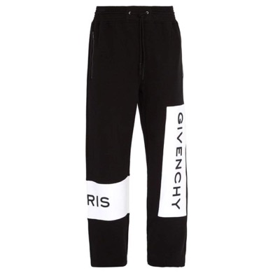 Givenchy/Logo-embroidered cotton track pants