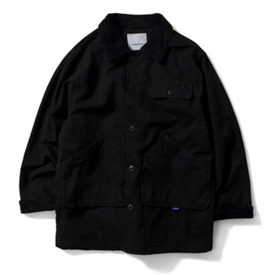 COTTON TWILL COVERALL JACKET
