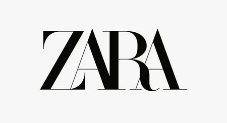 ZARA　ロゴ