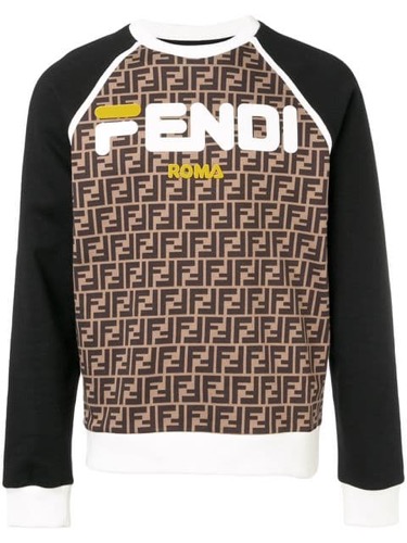 Fendi/FFプリントスウェットシャツ