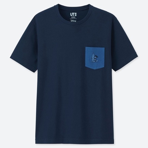 ミッキー ブルー UT（グラフィックTシャツ・半袖）