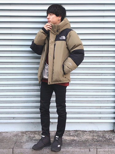 THE NORTH FACE　ブーツ　コーデ