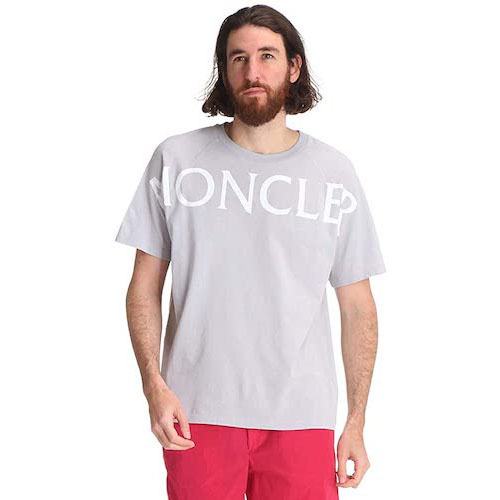 MONCLER/アーチロゴクルーネック半袖Tシャツ