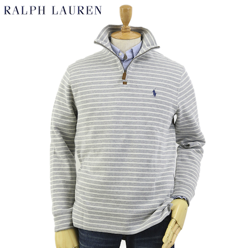 French-Rib 1/2 Zip Pullover Sweater