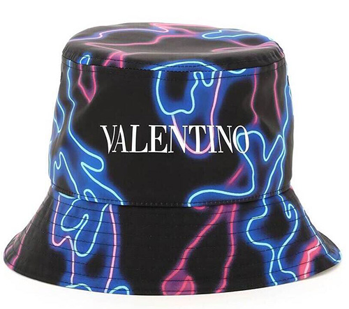 Colori misti Valentino garavani neon camou bucket hat