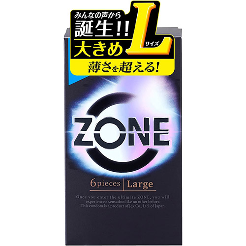 ZONE (ゾーン)/コンドーム Lサイズ 6個入