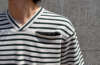 ボーダーカットソー